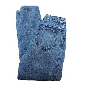 Woolrich Vintage High Rise Straight Leg Mom Jeans Indigo Blue Size 8 90s